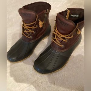 Sherry’s duck boots